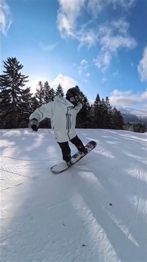 Side hit & ground trick day #snowboarding