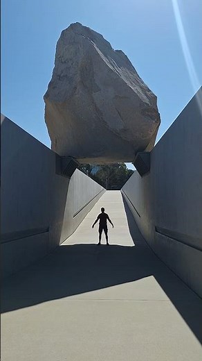 Levitated Mass Sculpture by Michael Heizer
