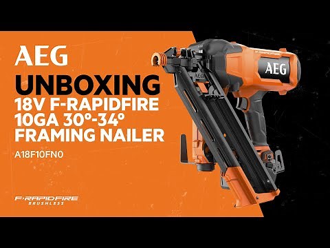 AEG F-Rapid Fire Framing Nailer (A18FNF1042C) ‘Out of The Box’