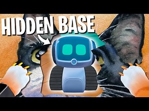 Making ROBOT a HIDDEN SECRET BASE (I am Cat VR)