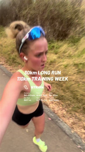 30km long run, I love this stuff #marathontraining #halfmarathontraining #running