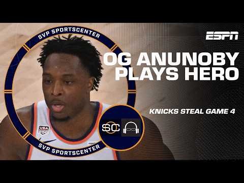 OG ascending to SUPERSTARDOM 🤩 Anunoby is the Knicks' NBA Finals Game 4 HERO 👏 | SC with SVP