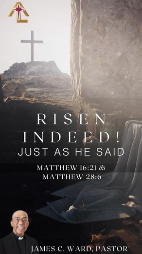 He is RISEN INDEED! Just As He Said! Join us this Easter Sunday at Antioch-Lithonia Missionary Baptist Church for a powerful word from Pastor James C. Ward as he delivers the message: “Risen Indeed! Just As He Said.” Come celebrate the resurrection with us in our traditional Easter service and show love and support for our amazing youth during their special program, starting at 9:30AM. Bring your family, your friends, and your praise! Let’s worship together and remember the true meaning of Easte