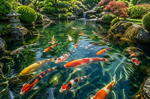 Carpe koi : soins, entretien et conditions idéales en bassin
