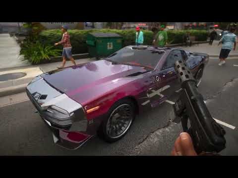 GTA V Enhanced But With Cyberpunk 2077 Cars