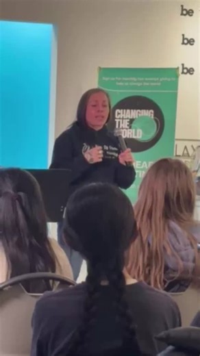 Alyssa Abbot and Jasmine Grace from Beauty from Ashes Ministry spoke at a human trafficking awareness event at Great Awakening Coffee House in Hyannis. 📹: Rachael Devaney / Cape Cod Times | Cape Cod Times