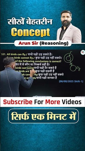 Syllogism Short Tricks | Some Not Case For All Exams | by Reasoning With Arun Sir