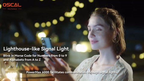 OSCAL PowerMax 6000 Solar Generator, 3600Wh 6000W Power Station, 120V/240V, Fast Charging, LiFePO4 Battery Backup