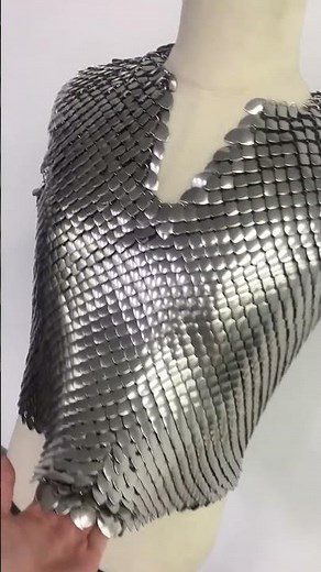 Man Crafts Chainmail That Looks Like Dragon Scales