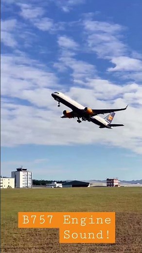 B757 Takeoff Engine Sound!