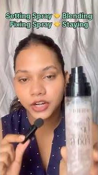 Quick guide to Setting Spray vs. Fixing Spray✨#makeup #grwn #shorts #tutorial #fyp #hack