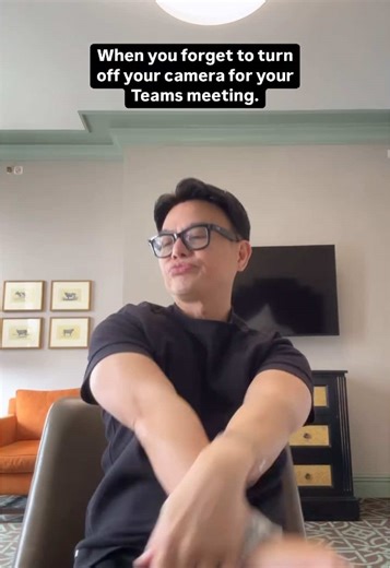 Oops! #teams #zoom #remotework #funnyvideos #caughtoncamera