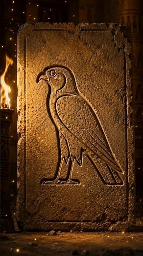 🦅 Hieroglyph of the Day | The Falcon Explained 🏺