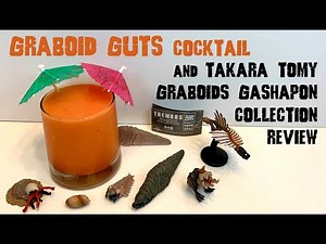 Graboid Guts cocktail and Tremors Capsule Figure Collection