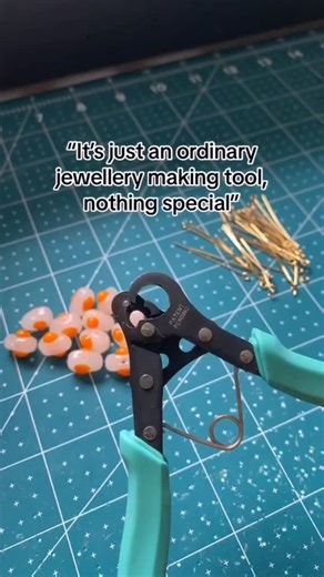 Wire Wrapping Tutorial on Instagram: "💫 Ever tried a one‑step looper? 👇 It’s one of those tools that makes you wonder...how did I ever make earrings without this? 😍 Perfect for making consistent, clean loops especially when you are working with beautiful gemstone beads ✨ What's your favourite jewelry tool from your kit??? @lapis.lily"