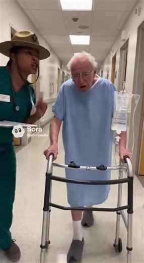 Old person vs military nurse #shorts #youtubeshorts #viral