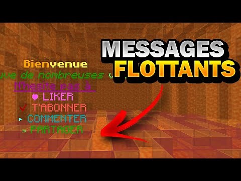 MESSAGES FLOTTANTS, HOLOGRAMMES 1.13/1.14/1.15/+ | Créer un serveur de A à Z en Command Block