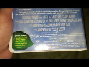 A Bug's Life Widescreen 1999 VHS Review