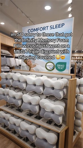 Infinity Memory Foam Pillow: Mega Discount Alert!