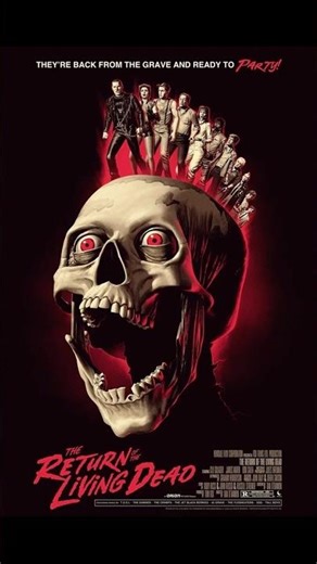 Return of the Living Dead Poster evolution 1985 #returnofthelivingdead #ThomMathews #zombiemovies