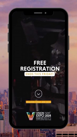 Time is ticking! ⏰ Friday is the LAST DAY to get your FREE exhibit hall pass (worth $150) for #VisionExpo East 2024. Don't miss out on the latest lens tech, trendsetting eyewear, 320 hours of education and more! Register now: https://bit.ly/3QBM6DC | Vision Expo