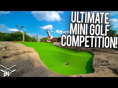 THE ULTIMATE MINI GOLF COMPETITION + SUPER LUCKY HOLE IN ONE!