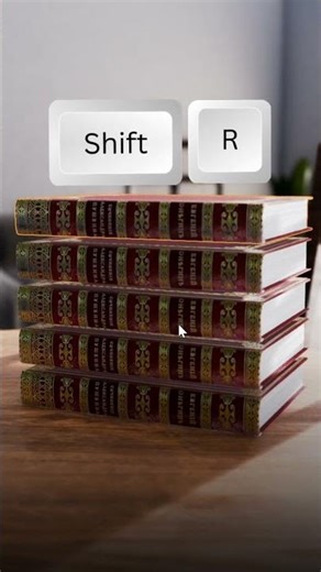 Stack Books in Blender!