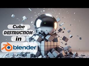How to Create a Cube Destruction Animation in Blender | Physics Simulation Tutorial