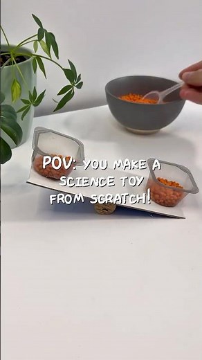 DIY Balance Scale for Kids With Only 3 Materials! ⚖️✨ #shorts