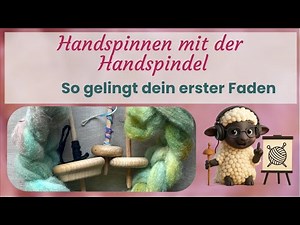 Learn to hand spin 🧵 | Hand spindle for beginners – spin your own wool