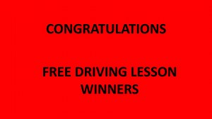 Congratulations to the following students who have won a free driving lesson. For your chance to win simply take a driving lesson in February. Book online today! | Rightway Driving School