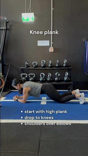 Knee plank