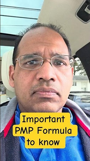 Most important formula for the PMP exam