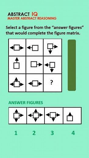 FIGURE MATRIX# ABSTRACT REASONING #abstractreasoning