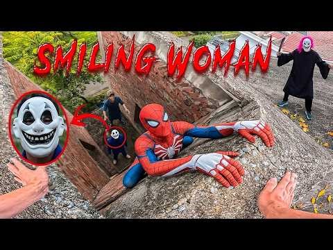 4 Bros Spider-Man vs NAK Serbian Dancing Lady in the Abandoned School! (HORROR POV)