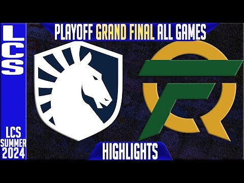TL vs FLY Highlights ALL GAMES | LCS GRAND FINAL Summer Playoffs 2024 | Team Liquid vs FlyQuest