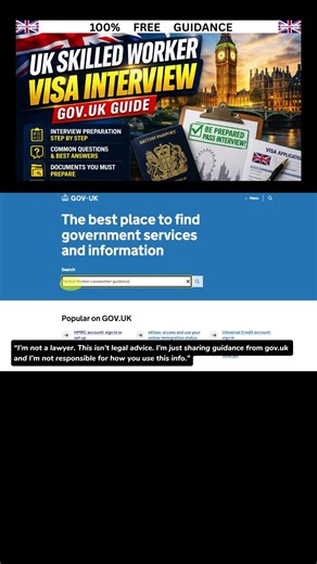 UK Skilled Worker Visa Interview Prep | GOV.UK Guide 🇬🇧