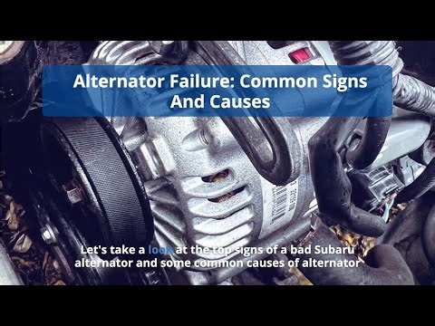 Top Signs and Causes of Subaru Alternator Failure Explained