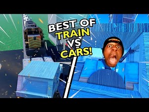 Best Of Train Vs Cars 2025! (Roblox)