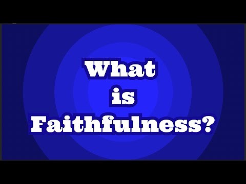Amazing Object Lessons: Fruit of the Spirit "FAITHFULNESS"