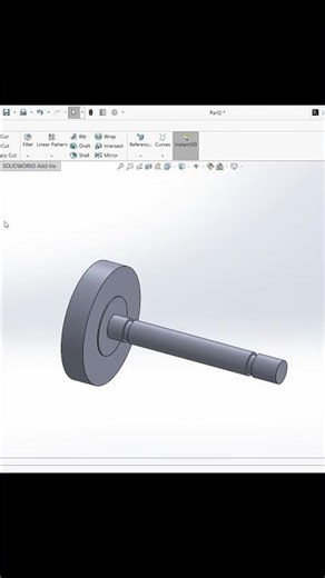 The SHOCKINGLY Easy Way to Make a Shaft in Solidworks