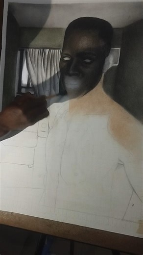 how to draw using charcoal pencil and pastel chalk #drawing #expressivedrawing #charcoal