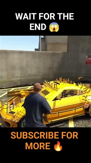 Tank vs Supercar 😱🔥 | Crazy Destruction GTA V #shorts
