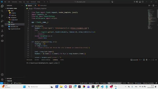 Petit projet fait avec Python (Flask) 🎯Il permet d’entrer le lien d’un site web et de savoir avec quelles technologies il a été développé (React, Vue.js, Angular, Laravel, Symfony, Django, Flask… | Abdelaziz Aabbour | 11 commentaires