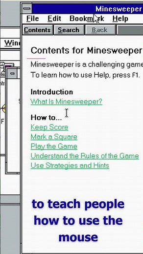 Why Microsoft Made Minesweeper #retrocomputing #minesweeper #shorts
