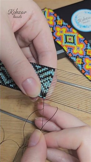 Bead Loom Bracelet – Watch Me Weave One Row | Miyuki Delica Pattern