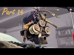 Engine Removal // 1985 Porsche 924 Restoration Project // Part 14