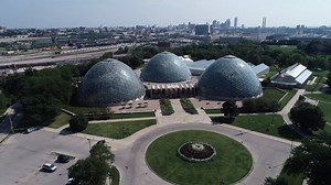 Take a look from above of the Mitchell Park Domes. | Milwaukee Journal Sentinel