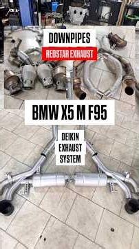 BMW X5M F95, REDSTAR DOWNPIPES HJS CATALYSTS + DEIKIN EXHAUST SYSTEM