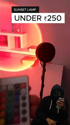 You Won't Believe the AMAZING Sunset Lamp Under ₹250 #meeshofinds #meesho #lamp